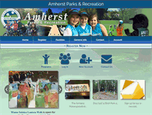 Tablet Screenshot of amherstrec.org